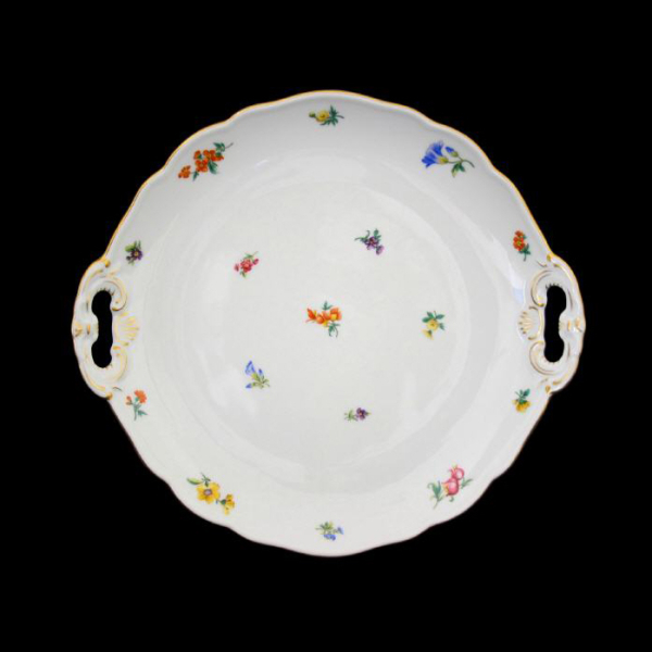 Hutschenreuther Mirabell Handled Cake Plate