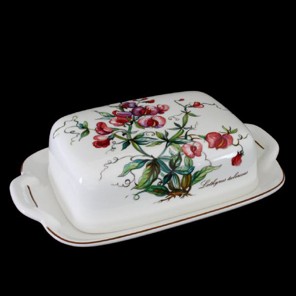 Villeroy & Boch Botanica Butter Dish In Excellent Condition