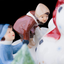Villeroy & Boch Christmas Toys Kinder bauen Schneemann ohne V&B-Geschenkkarton