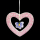 Villeroy & Boch Spring Decoration Anhänger Ornament Herz mit Veilchen