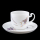 Rosenthal Asimmetria Goldblume Kaffeetasse + Untertasse