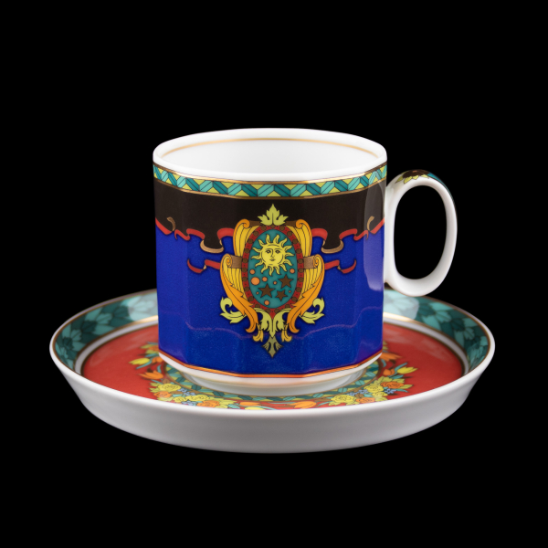 Rosenthal VERSACE Le Roi Soleil Coffee Cup & Saucer