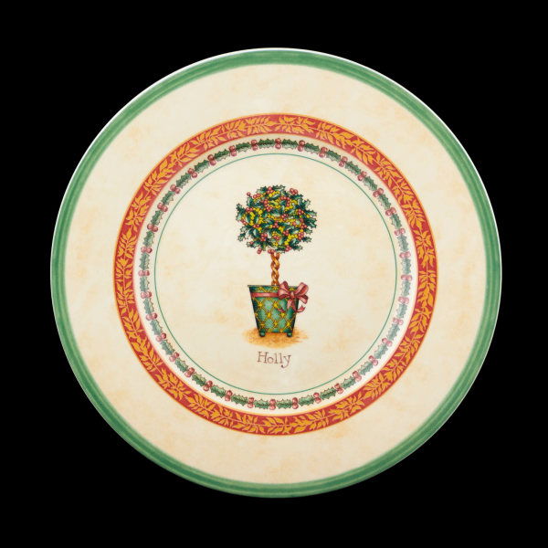 Villeroy & Boch Festive Memories Salad Plate Topiary Holly