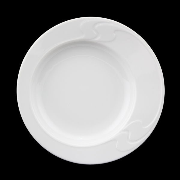 Rosenthal Asimmetria White (Asimmetria Weiss) Rim Soup Bowl