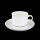 Hutschenreuther Tavola White (Tavola Weiss) Coffee Cup & Saucer In Excellent Condition