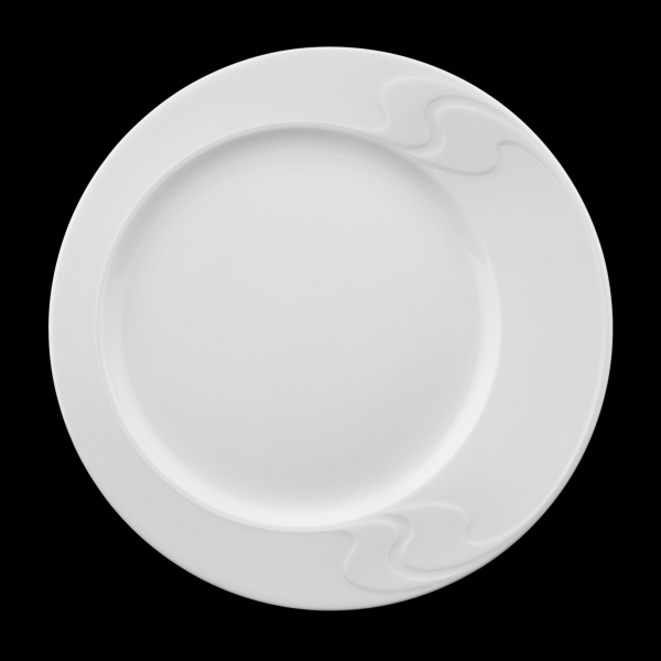 Rosenthal Asimmetria White (Asimmetria Weiss) Dinner Plate In Excellent Condition