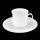 Hutschenreuther Scala Bianca | White (Scala Bianca | Weiss) Coffee Cup & Saucer In Excellent Condition
