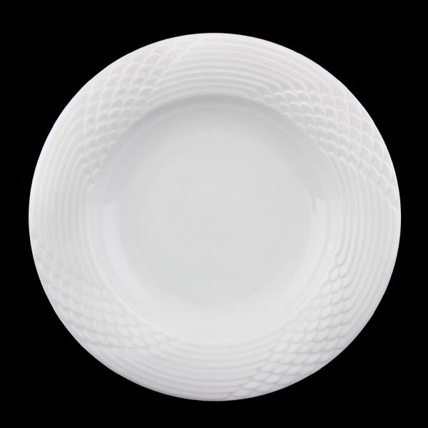 Hutschenreuther Scala Bianca | White (Scala Bianca | Weiss) Rim Soup Bowl In Excellent Condition