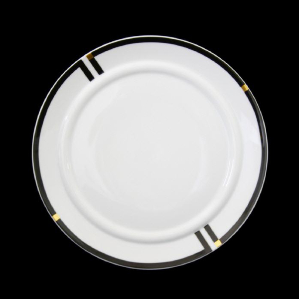 Rosenthal Cupola Nera Breakfast Plate